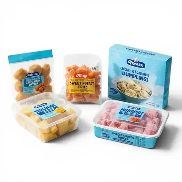 personalized frozen food packaging